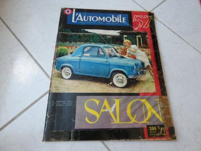L'Automobile Magazine Salon 1957 Vespa 400