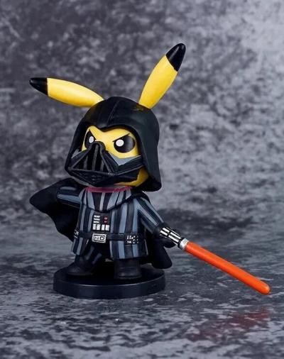 Pokemon Figurine Pikachu Cosplay Star Wars DARK VADOR Toy Statue Collection