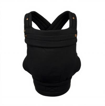 Mochila portabeb�s ergon�mica suave c�moda porteo beb� color black