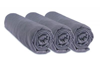 Lot de 3 Draps Housse 70x160 cm Lit B�b� Lit Enfant 70 x 160 | 100% Coton