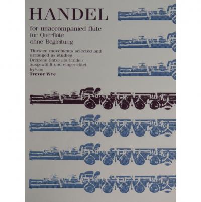 Hanedel G. F. Thirteen Movements Unaccompanied Flute 1985