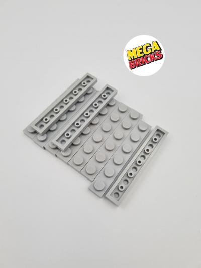 LEGO LOT 10 X PLATE 1X6 L.B.GRAY REF 3666 - 4211438  NEUF