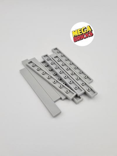 LEGO LOT 10 X TILE 1X8 L.B.GRAY REF 4162 - 4211481  NEUF