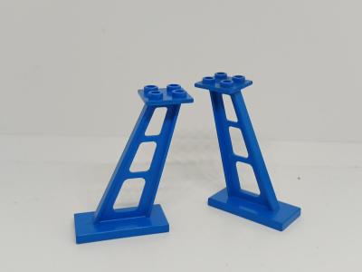 LEGO : 2x Support inclin� 2 x 4 x 5   R�f 4476a bleu   Set 6980 6971 6931 6930