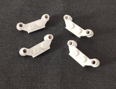 LEGO : 4x Plaque modifi� 1 x 4   R�f 4590 blanc   Set 6971 60228 6932 6898 60227