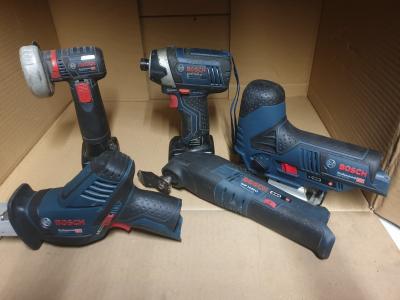 Lot Outils 5 Outils Bosch 12v 10.8v