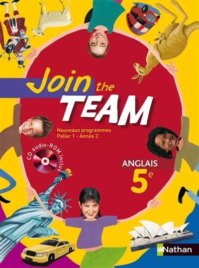 JOIN THE TEAM 5E 2007   CD AUDIO ROM Livre scolaire, Unknown