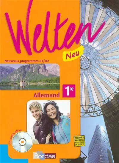 WELTEN ALLEMAND 1RE MANUEL   CD AUDIO MANUEL 2007 LV1 LV2 Livre scolaire, Elisab
