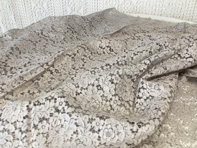 Cup�n De Tela Encaje Couture Gris Viol�ceo CT01-15-05 26B
