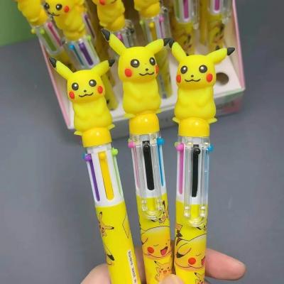 Pokemon 3 Stylos Pikachu 6 Couleur Affaires Scolaire Accessoires De Bureau