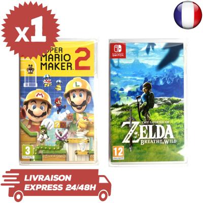 1 Boitier de Protection Crystal Box Jeux Nintendo Switch 0,3 mm Neuf