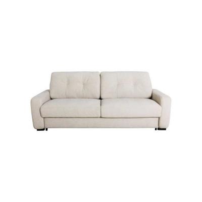 Canap� convertible express   3 places   SOA   Tissu gauffr�   Beige   Matelas 15