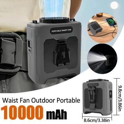 Ventilateur Portable 10000mAh avec batterie externe, �clairage LED de qualit�.