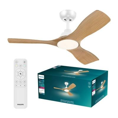 Ventilateur de plafond   Philips   Olas   Pales fixes   Diametre 106 cm   Blanc-