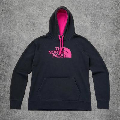 Black and pink hoodie   The North Face   Size XL