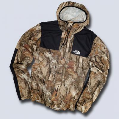 THE NORTH FACE 1985 MOUNTAIN JACKET CAMO MEN SIZE S COUPE VENT CAPUCHE FORET