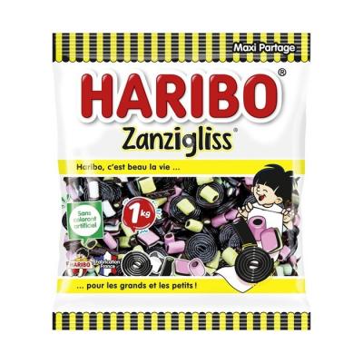Bonbons Haribo zanzigliss sachet de 1 kg NEUF