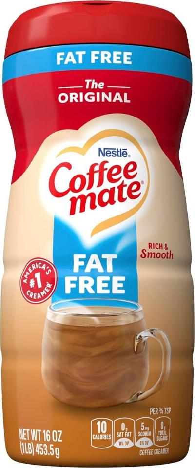 Coffee Mate Original Fat Free Cr�me � caf� en poudre sans gras 453 g