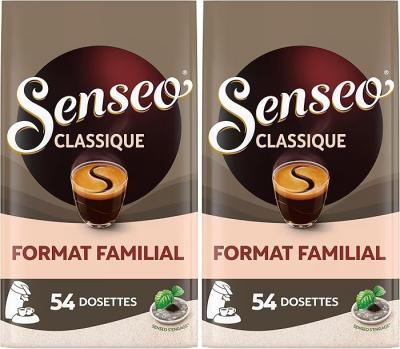 Senseo Caf� Lot De 2 X 54 Dosettes Classique