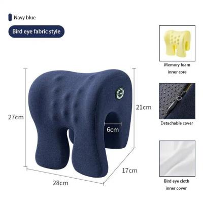 Memory Foam Nap Pillow Travel Office Head Support Neck Cushion