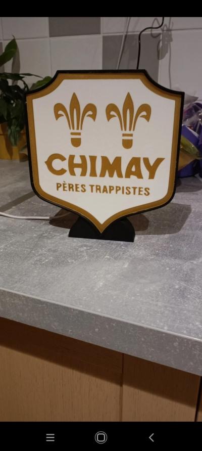Logo Lumineux   Chimay Blanc