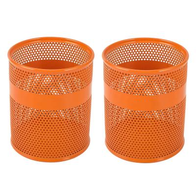 Lot de 2 M�tal Pot � Crayon Porte Stylo Organisateur de Bureau Range Bureau R...