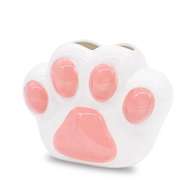 Portestylos en C�ramique Forme de Patte de Chat, Organisateur de Bureau Adora...