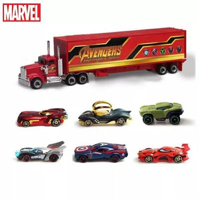 Avengers Truck Spiderman Pack 7 Vehicles Captain America IRON MAN HULK THOR