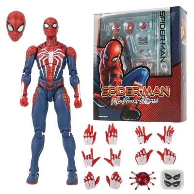 Spiderman Figurine Artikuliert Wechselnde Teile PVC Spielzeug Marvel Geschenke