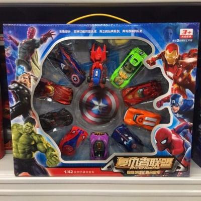 Avengers Spielzeugauto Lot 2024 Metall Iron Man Spiderman Captain