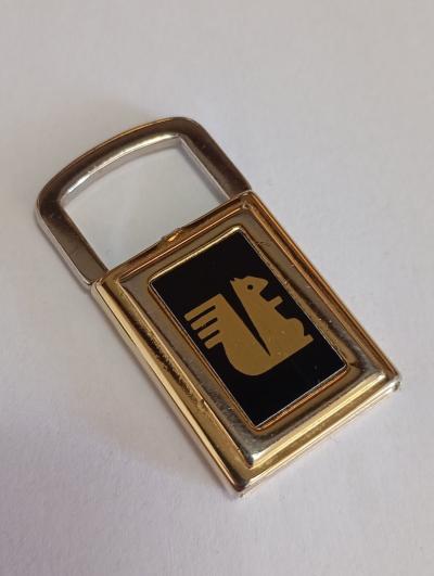 RARE porte cl�s Clefs Cl� caisse d'�pargne Banque ann�es 70 syst�me � tirette