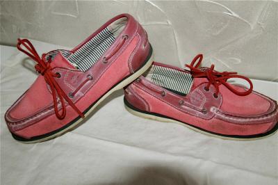 Timberland Adorables Bootsschuhe Aus Leder Und Canvas Rose Damen EU 37 (6 1-2)