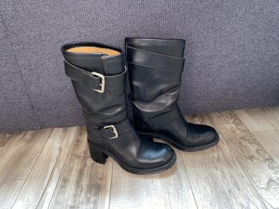 Jolies bottes motard cuir FREE LANCE Geronimo taille 37 excellent �tat