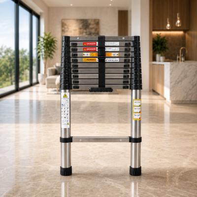 �chelle Portable T�lescopique 3,2M Acier Inox Qualit� Pliable Extensible 150kg