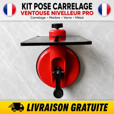 Kit Pose Carrelage Ventouse Niveleur Marbre Verre Levage Pro