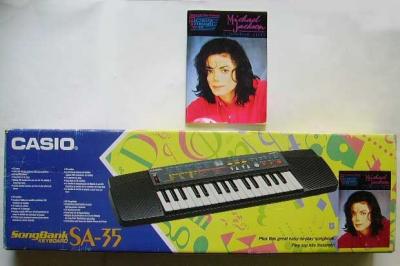 CASIO Electronic Keyboard SA 35 Piano Electronique   Michael JACKSON   PARTITION