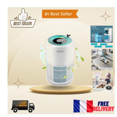 Purificateur d'Air AIRTOK H13 HEPA avec �ponge Parfum�e   3 Vitesses, Silencieux