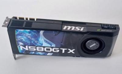 Carte graphique MSI GeForce GTX 580 OC 1.5Go N580GTX M2D15D - Vintage - Iconique