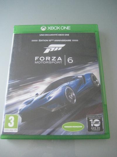 Xbox One -Forza Motorsport 6 -VF-complet-TBE-sans rayures