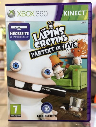 Jeu Microsoft Xbox 360 Kinect The Lapins Cr�tins Partent En Live Pal Fr