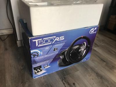 VOLANT PS3 THRUSTMASTER T500RS COMPLET EN BOITE  EXCELLENT ETAT GENERAL !