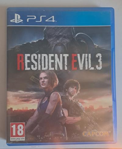 PS4 jeu Resident Evil 3 jaquette fran�aise Playstation 4 retro