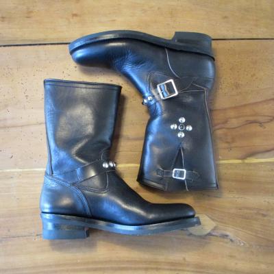 Bottes d'ing�nieur Evilact avec clous 8,5D (Japon) cuir de vache - bout plat - Biltbuck