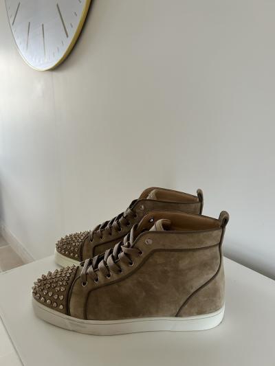 Boots Louboutin Beige Details Clous