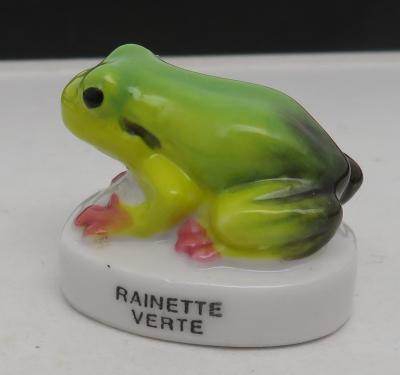 2010 FRANCE DECOR SAUTS DE GRENOUILLES FEVE PORCELAINE 3D AU CHOIX