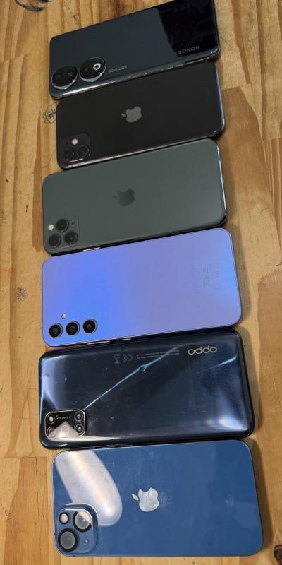 Lot 6 T�l�phones Qui Ne S allument Plus Iphone 13 11 Pro Max 11 A34 Oppo Honor