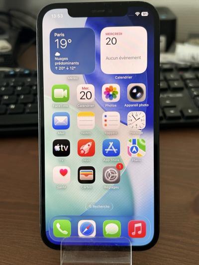 iPhone 12 128go Noir  batterie Neuve 100%   Bon �tat  grade B