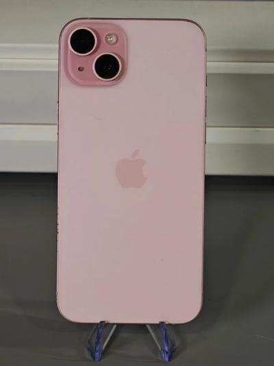 Apple iPhone 15 Plus  Rose  128Go  Grade C   Batterie 77%   Garantie 2ans