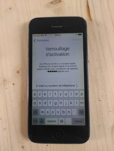 Apple iPhone 5 A1429 Noir   Pour pi�ces