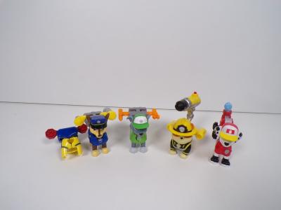 Figurines Heros Pups   Paw Patrol   Pat Patrouille   Ruben   Marcus  (J16)